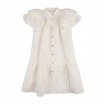 Front opening dress with ruffles_12077