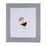 Gray blanket "Little man"_10127