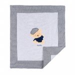 Gray blanket "Little man"_10128