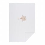 Gray bed blanket "My little star"_9128