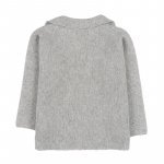 Gray knit cardigan_10623