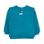 Green sweater with ruffles_10908