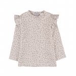 Leopard Jacquard Blouse_6464