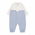 Light blue open front babygro_9709