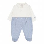 Light blue open front babygro_9488