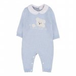 Light blue yarn babygro_10266