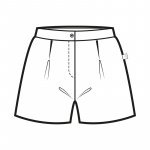 Linen blend shorts_11760