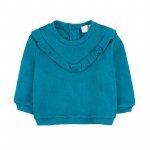 Blusa verde con volantes_9787