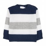 Maglione a righe blu_10288