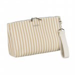 Beige Canvas Clutch_9158