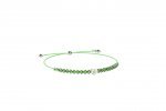 Bracelet Cordon avec cœur vert_9232