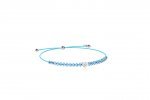 Bracelet Cordon avec cœur bleu_9234