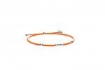 Bracelet Cordon et Argent orange_9239