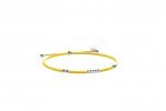 Bracelet Cordon et Argent jaune_9240