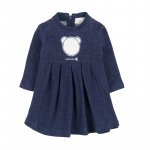 Robe avec ourson bleu_10163