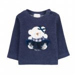 T-shirt avec ourson bleu_10174