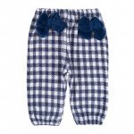 Pantalon avec des nœuds bleus_10175