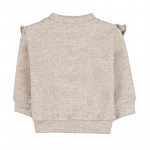 Beige Rüschenpullover_10794