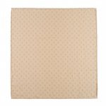 Mussola mit All-over-Beschriftung 80x80 beige_11221