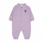 Open front babygro with embroidery_11499