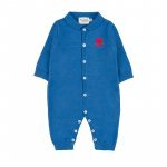 Open front babygro with embroidery_11497