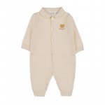 Open front babygro with embroidery_11495