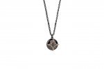 Pendente "Portami con Te" in Argento 926, Nero e Rose Gold_11045