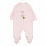 Pink open front babygro_10568