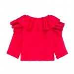 Red Blouse with Rouches_6696