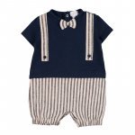 Romper w/suspenders and bow tie_11461