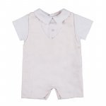 Romper with herringbone dungarees_11633