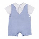 Romper with herringbone dungarees_11631