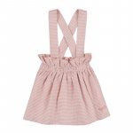 Shirt with pink dungarees_10896