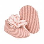 Striped ballerinas with rose_10988