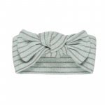 Striped Headband with Bow_6786