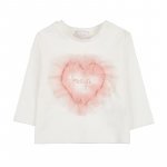 T-shirt con cuore rosa_9593