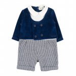 Tutina blu con golf_10111