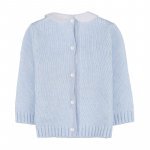 Two-piece light blue yarn babygro_10259