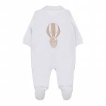 White front opening babygro_10080