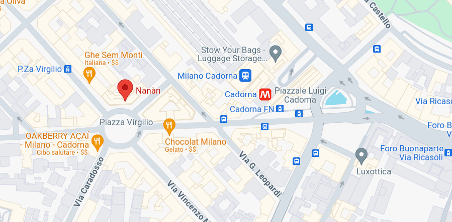 Mappa negozio Roma